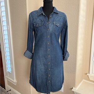Merona Long Sleeve Denim Dress
